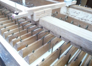 Snetzler organ soundboard