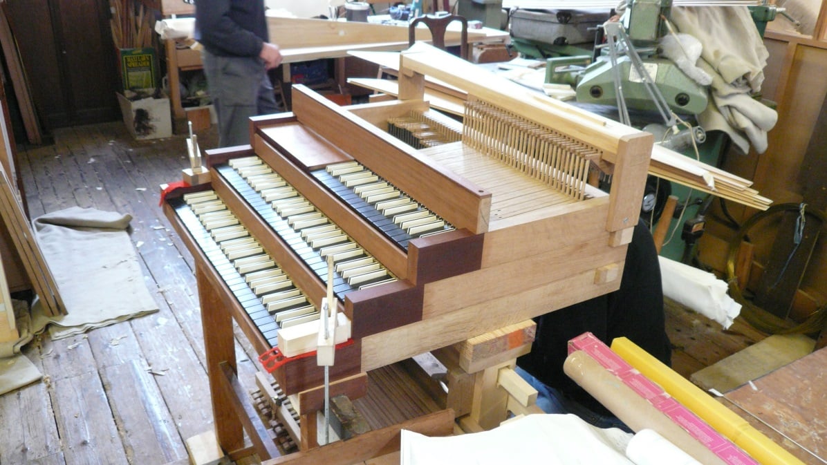 Spitalfields Organ new keyboards