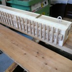 The finished Pedal Bourdon soundboard