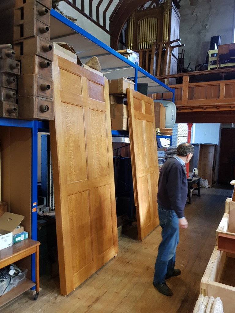 Casework has arrived from Penny's Mill, Organ Case Maker 1
